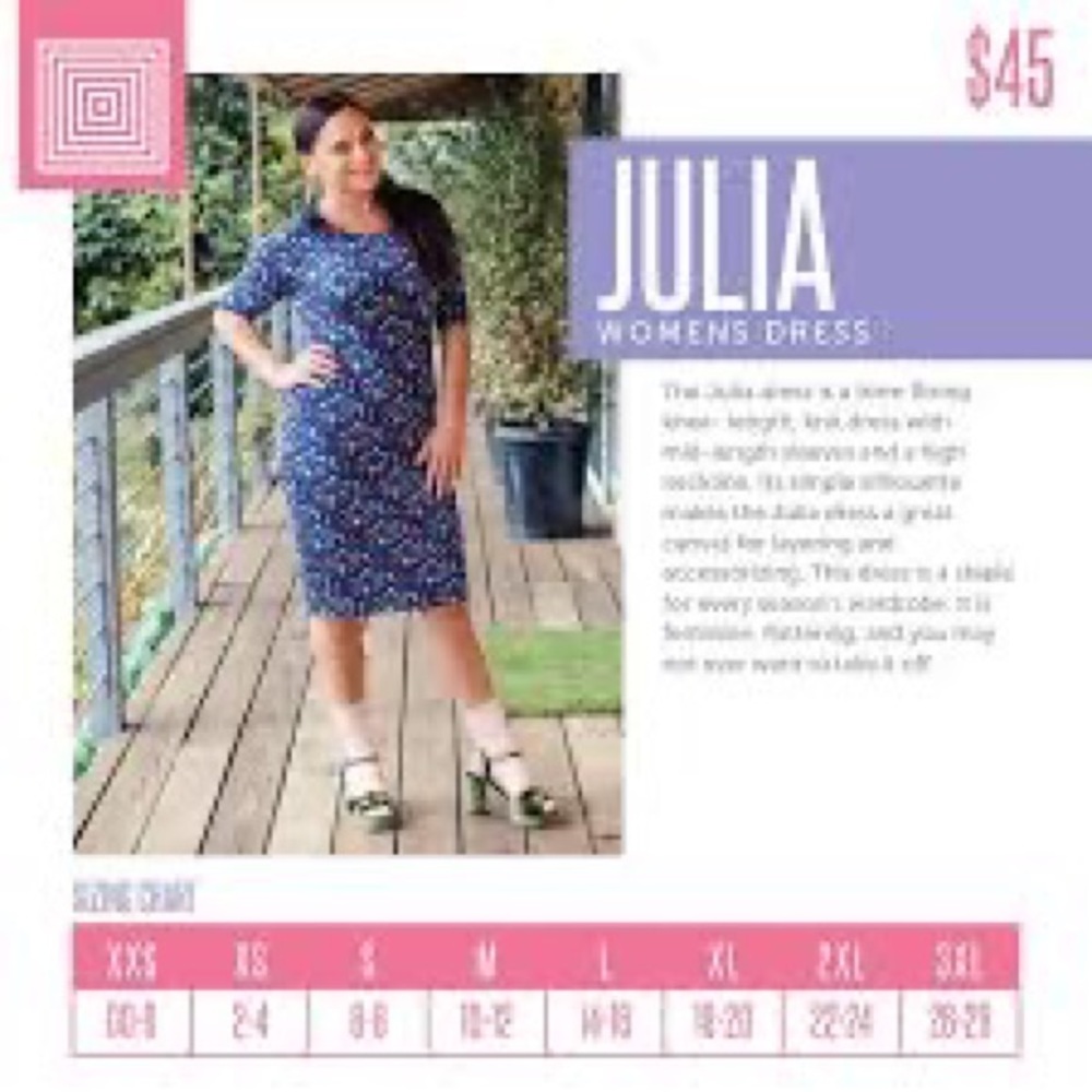 Lularoe Julia dress - Picture 2 of 2